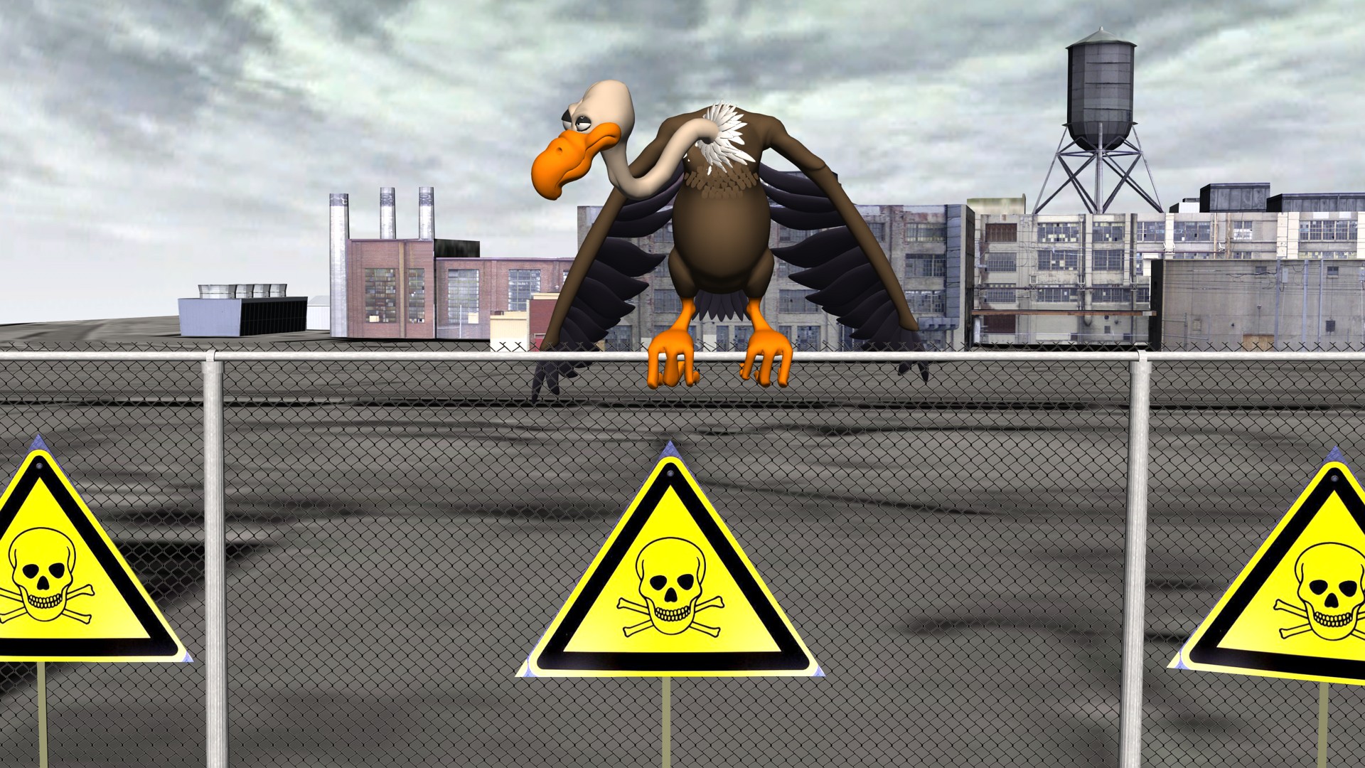 psychoticorp widget factory exterior