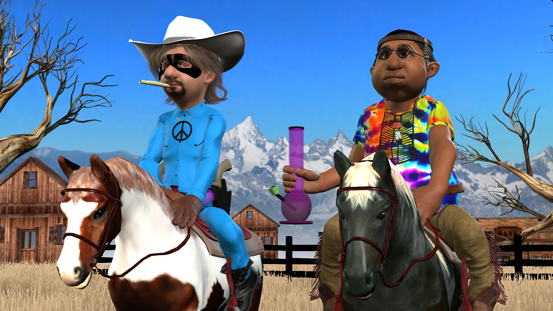 tjhe stoned ranger and blunto