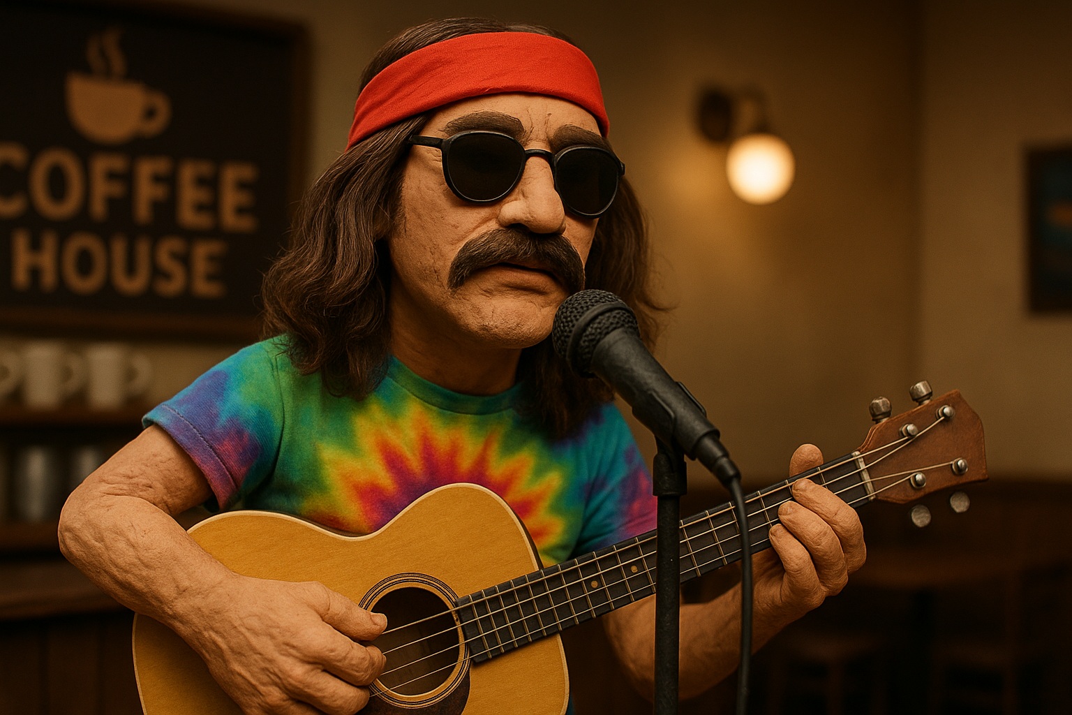 tenor guitar player