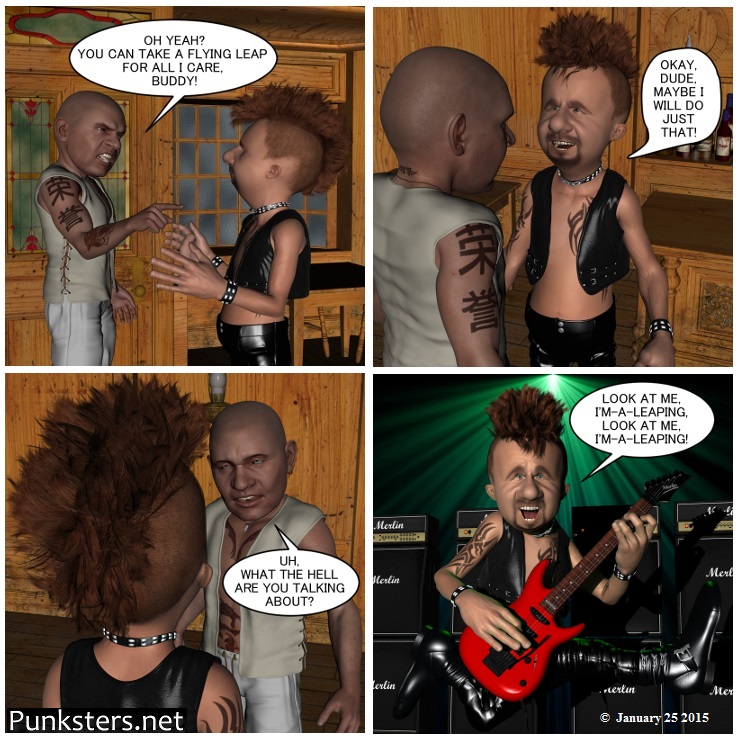 punk rock cartoons