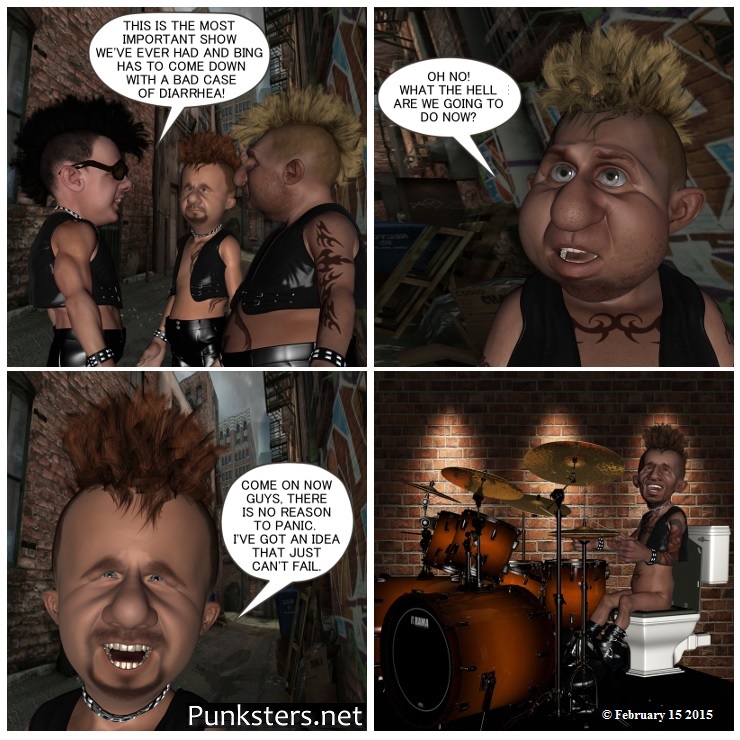 punk rock cartoons